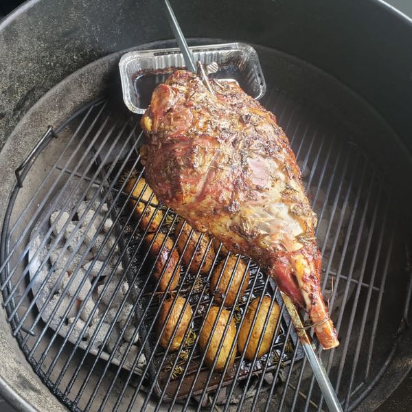 57cm Rotisserie Kit & Battery Motor
