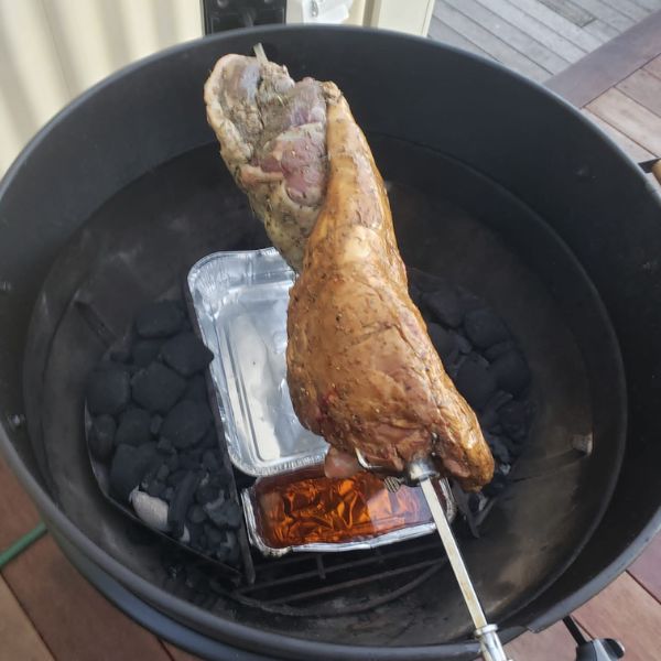 57cm Rotisserie Kit & Battery Motor
