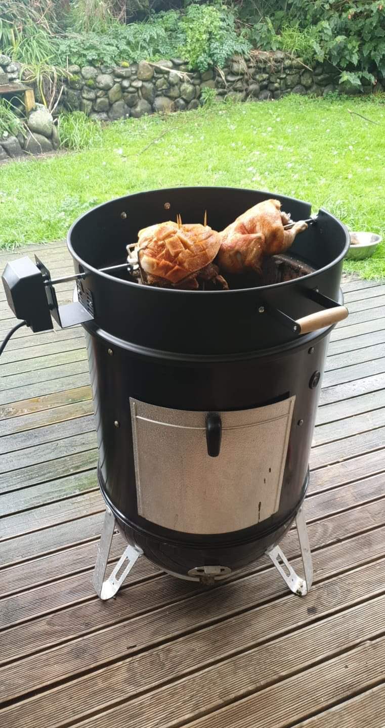 57cm Rotisserie Kit & Battery Motor