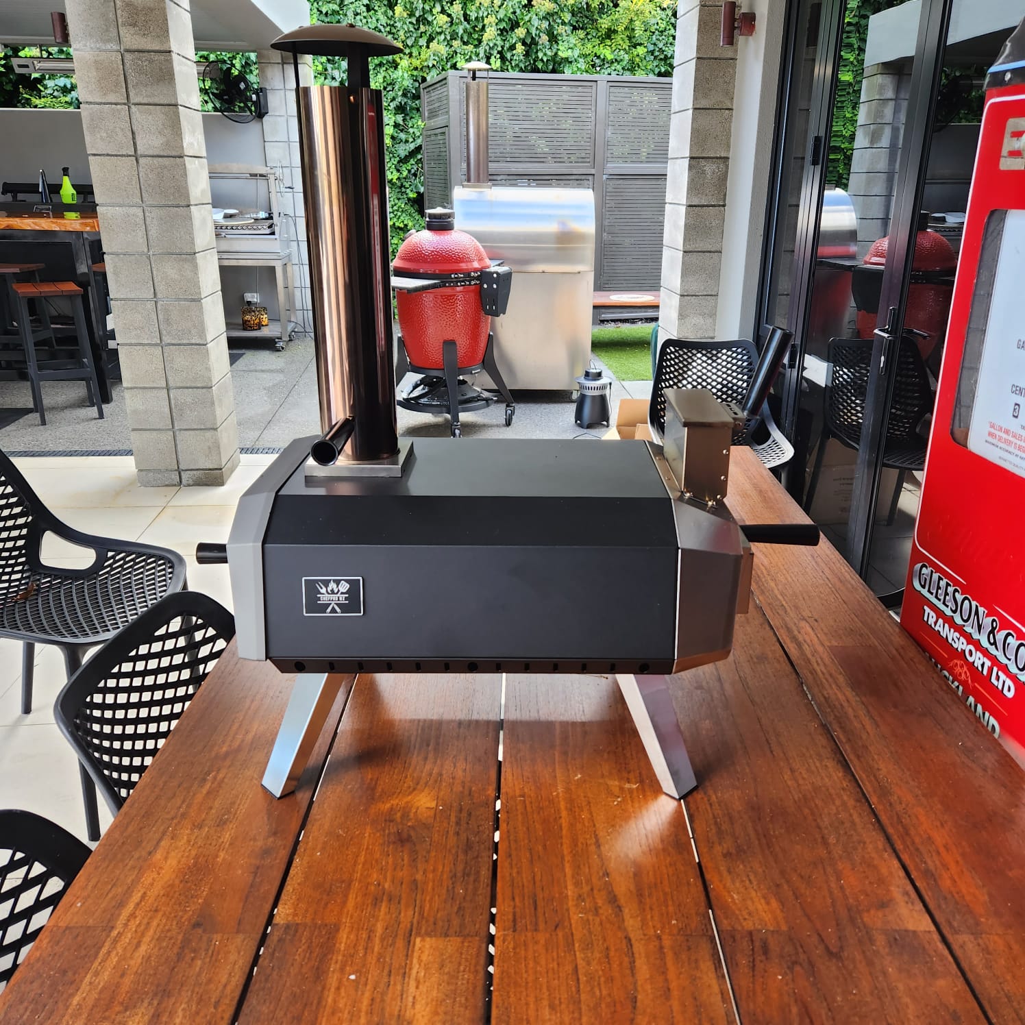 13" Wood Pellet Pizza Oven